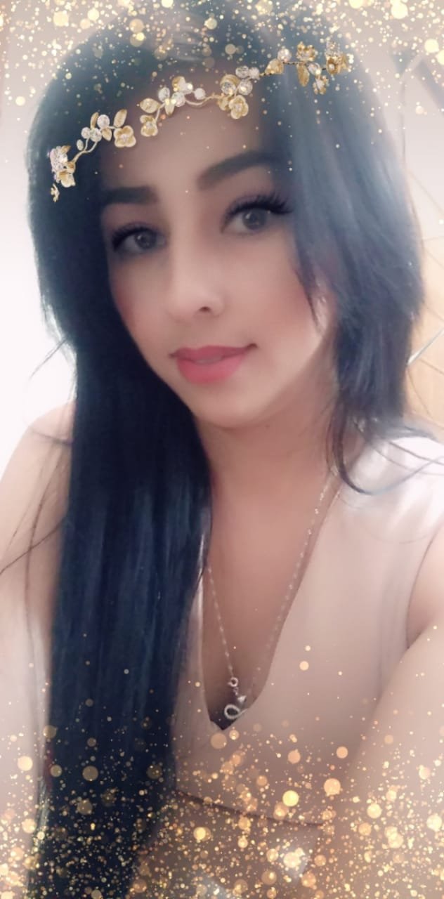 Elegant blonde companion in evening wear